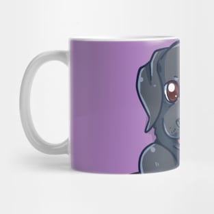 Pocket Cute Black Labrador Mug